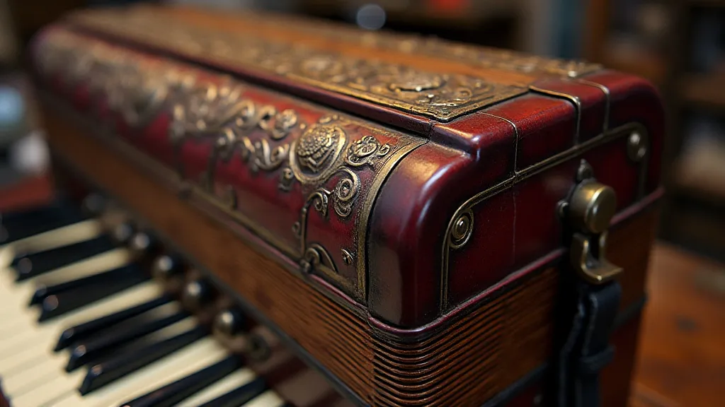 Restored antique accordion