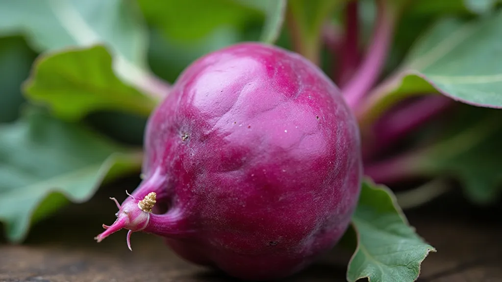 Purple Kohlrabi Bulb