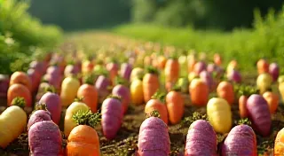 Rainbow Carrots: Beyond Orange – A Guide to Growing Colorful Carrot Varieties